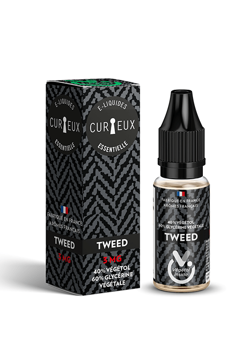 E-liquide Tweed 10ml - Curieux Essentielle Végétal